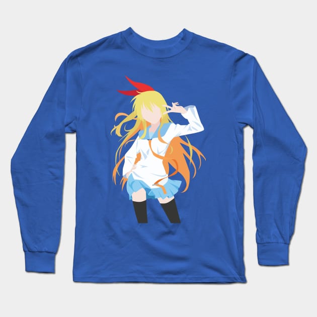 Chitoge Kirisaki Long Sleeve T-Shirt by icr427